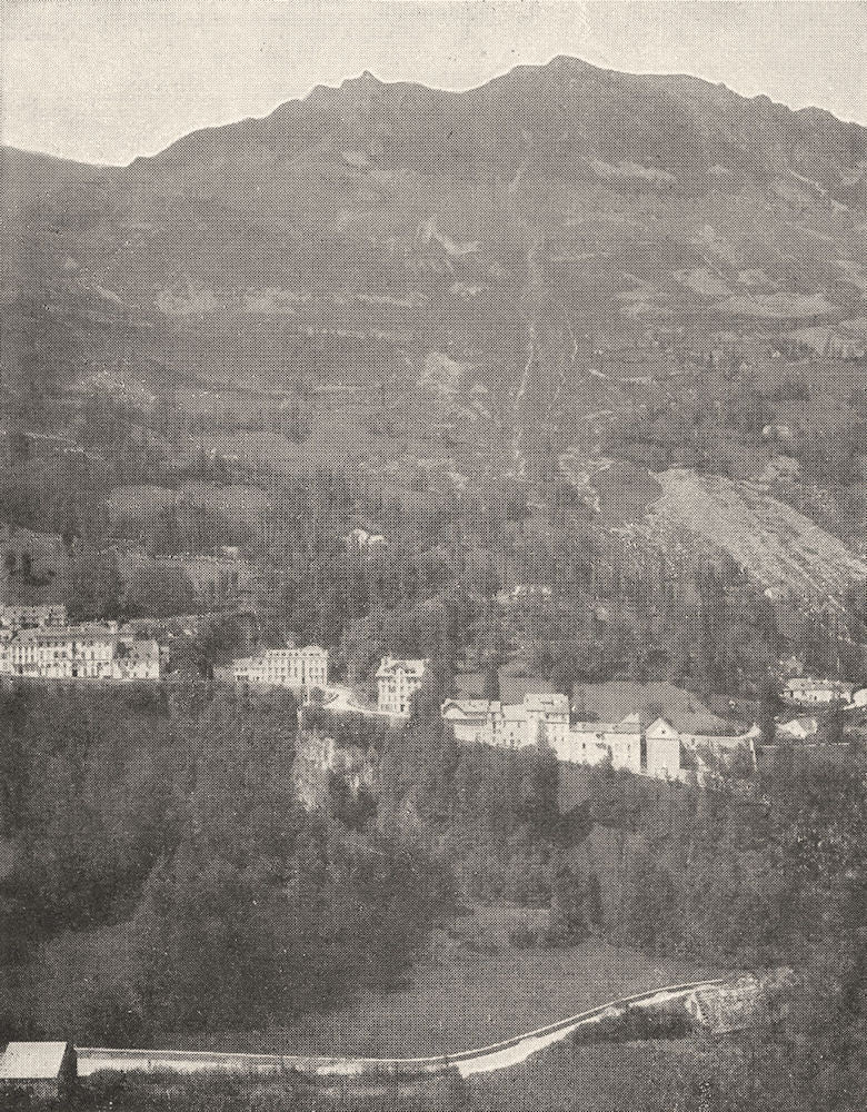 HAUTES- PYRÉNÉES. Saint- Sauveur 1900 old antique vintage print picture